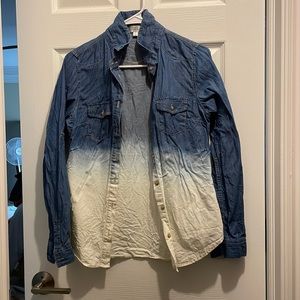 Denim shirt, long sleeve, never worn